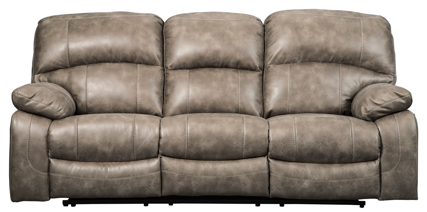 Dunwell - Driftwood - PWR REC Sofa with ADJ Headrest