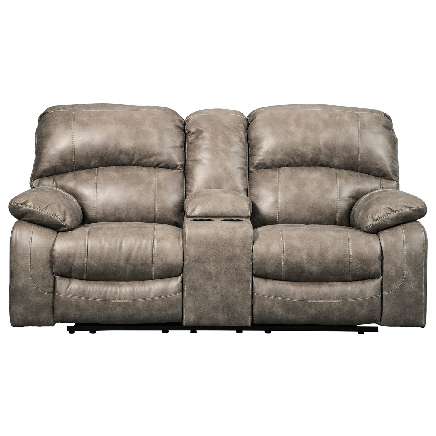 Dunwell - Driftwood - PWR REC Loveseat/CON/ADJ HDRST