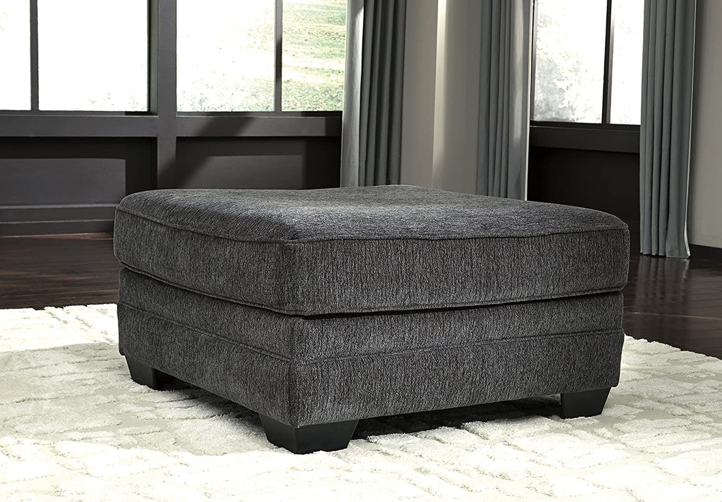Tracling - Slate - Oversized Accent Ottoman