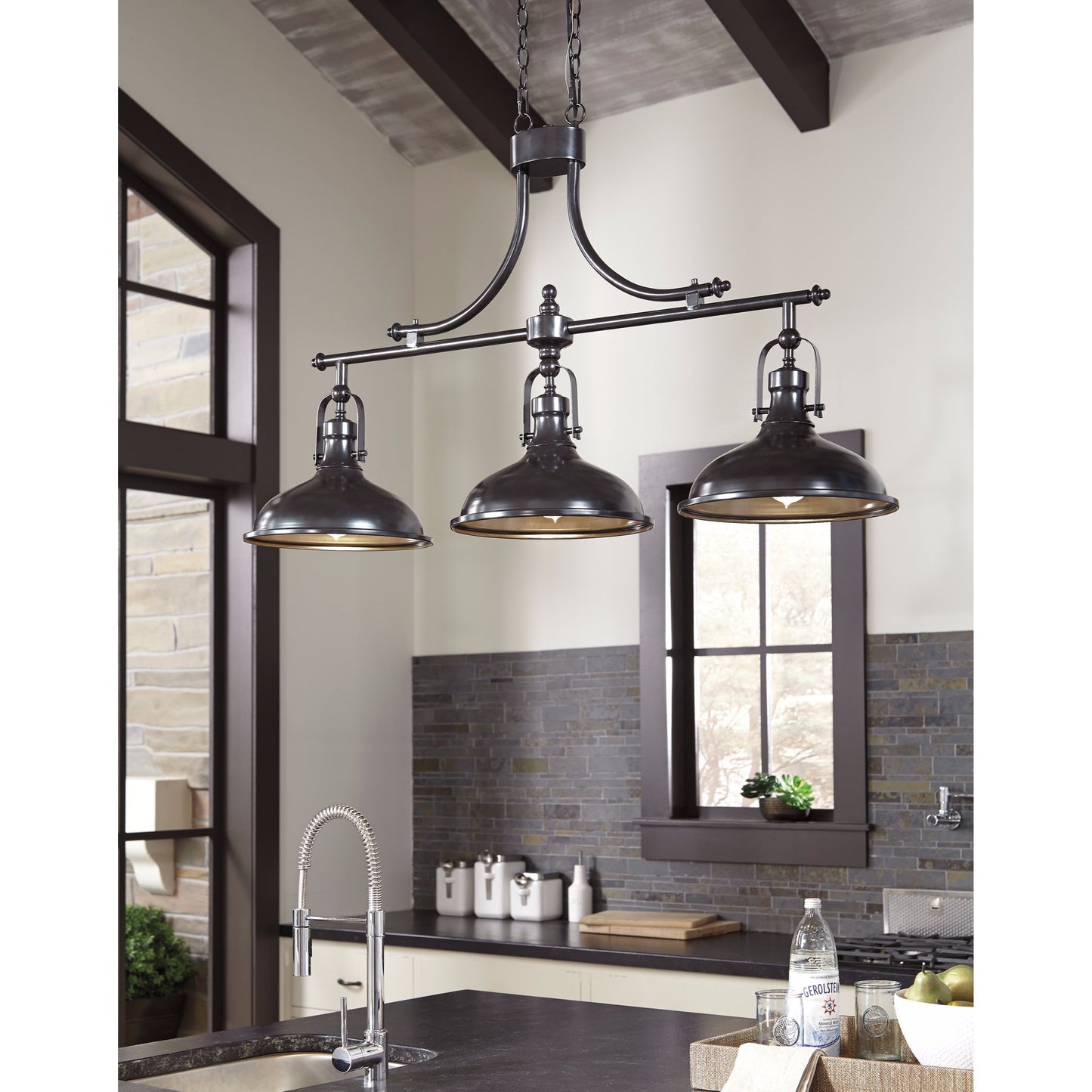 Joella - Bronze Finish - Metal Pendant Light