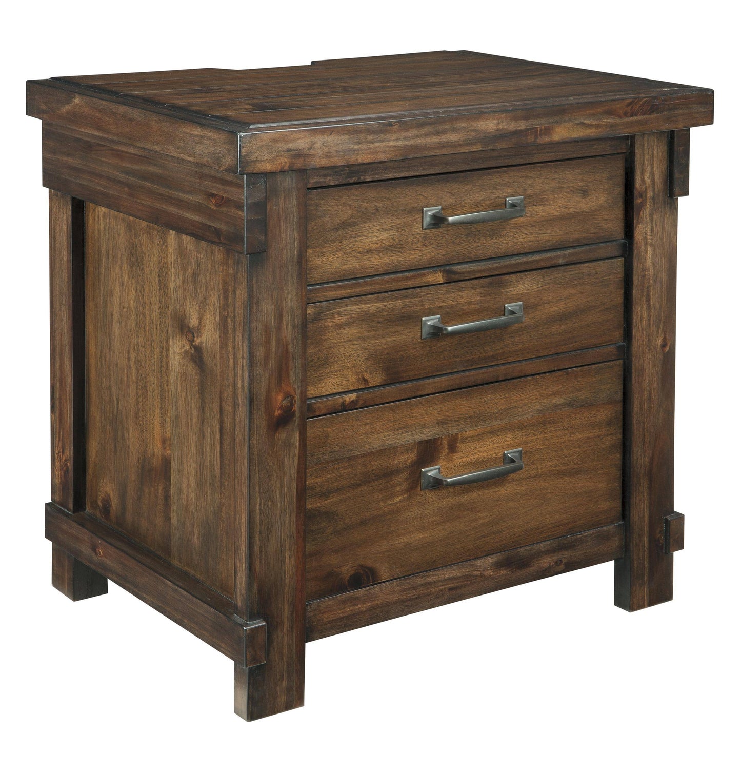 Lakeleigh - Brown - Three Drawer Night Stand