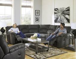 Tambo - Pewter - LAF REC Loveseat & RAF REC Loveseat Sectional