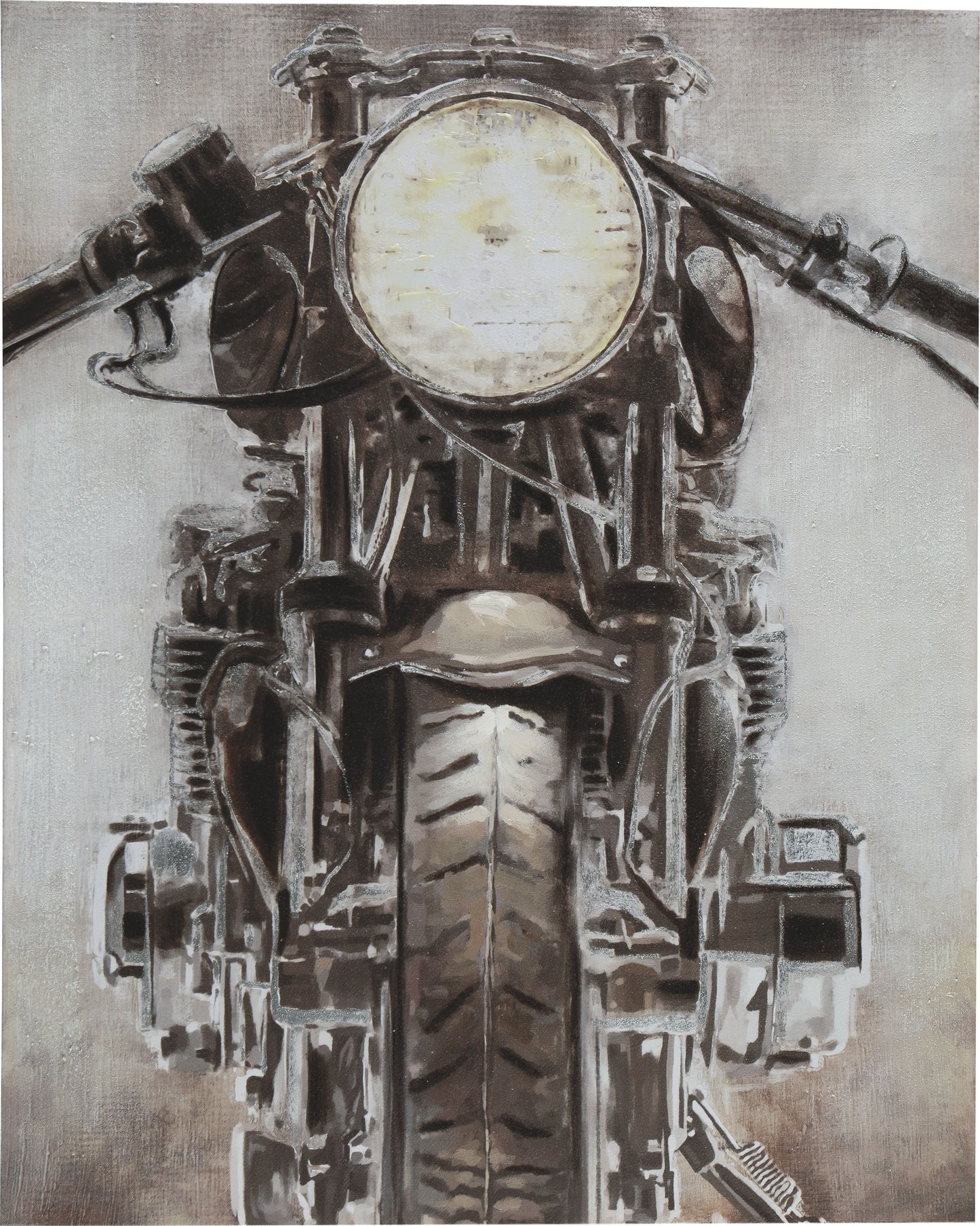 Jaimin - Gray/White/Brown - Wall Art