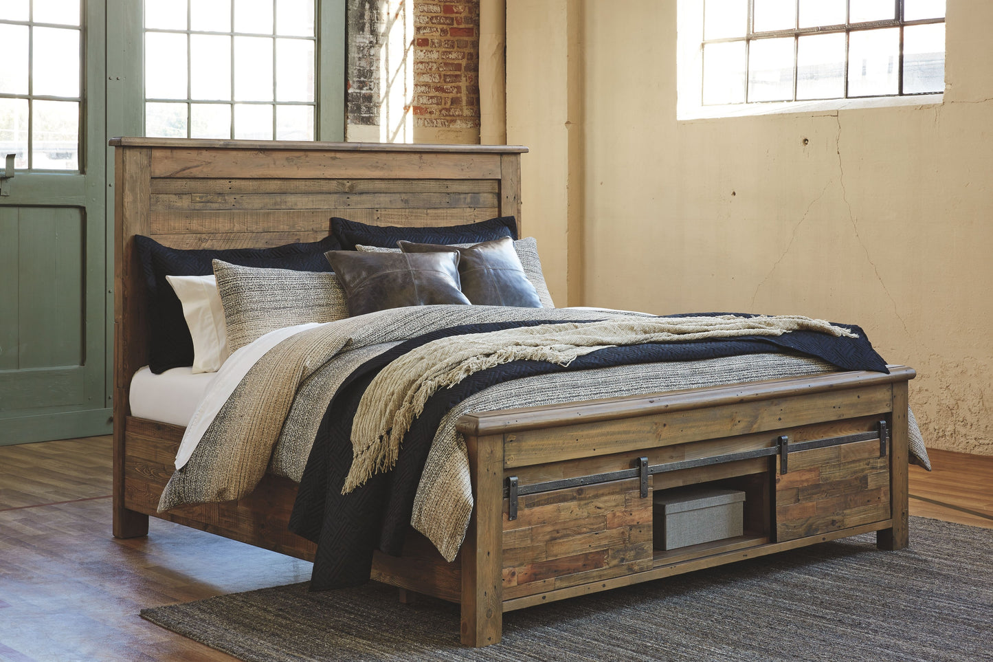 Sommerford - Brown - California King Storage Bed